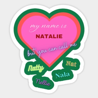 Natalie Sticker